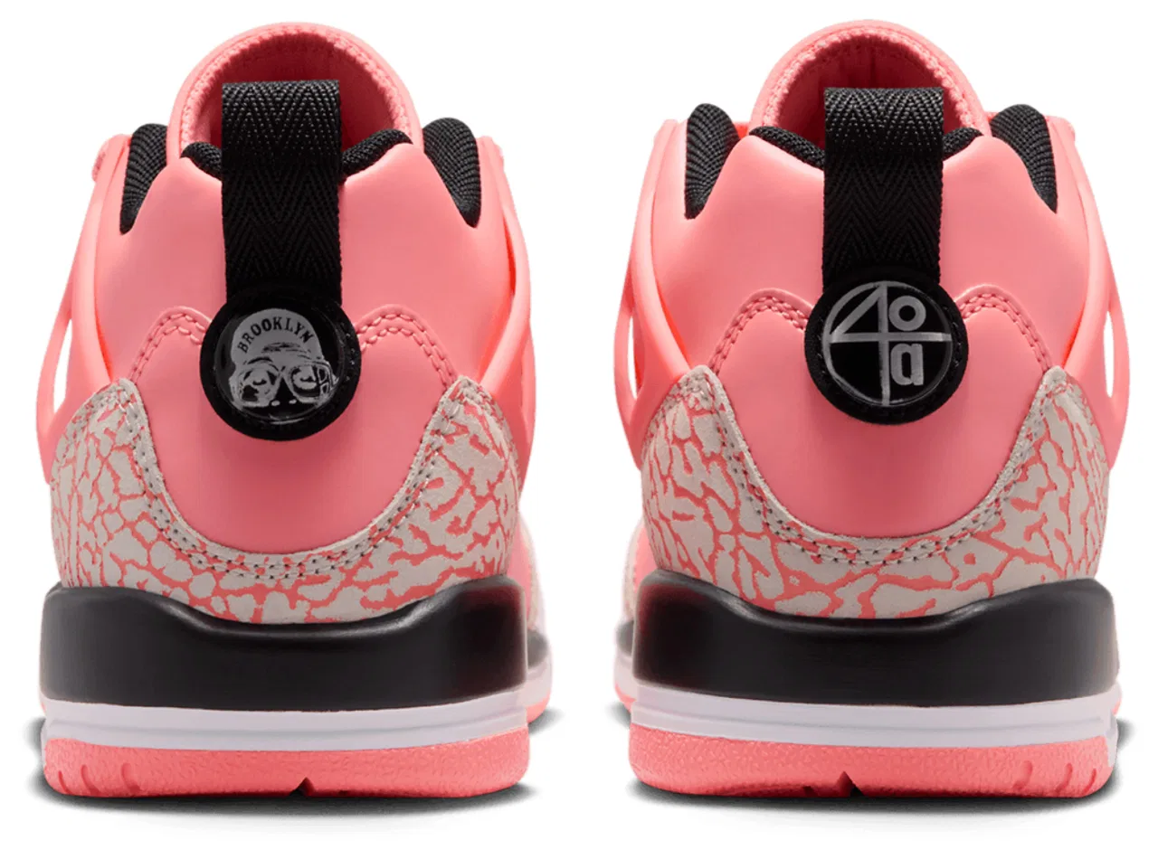 Баскетбольные кроссовки для мальчиков Spizike Low Jordan, цвет Black/White/Pink Gaze — фото 3