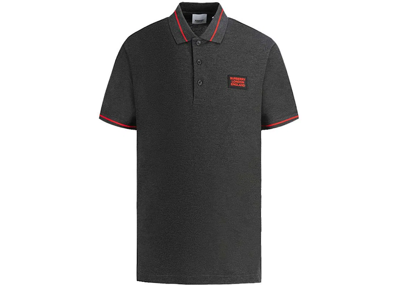 Мужское поло Grenford Burberry, Charcoal Grey