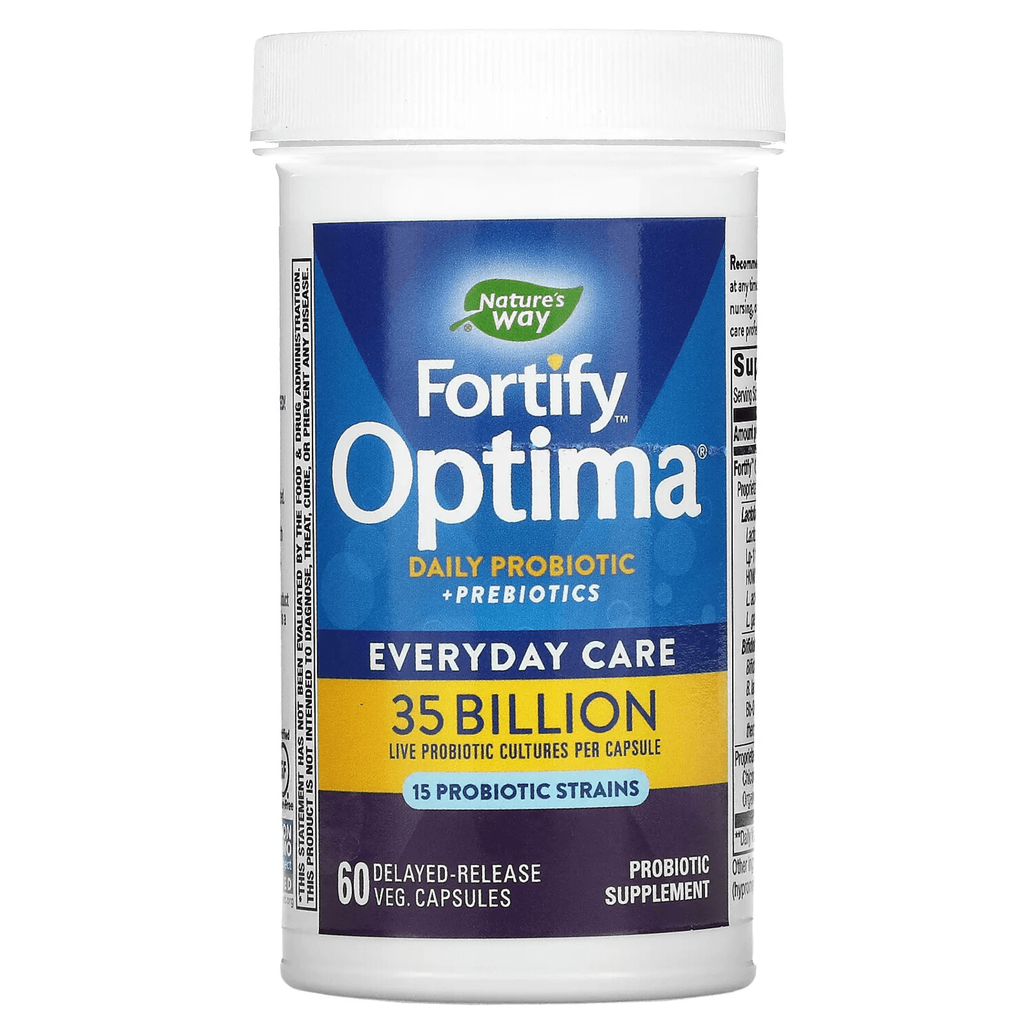 

Optima Daily пробиотик с пребиотиком Nature's Way, 60 капсул
