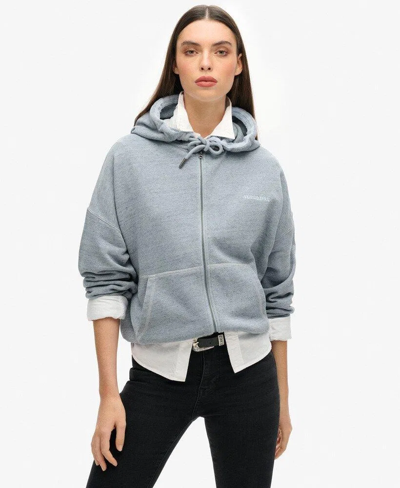 Мужской свитшот с принтом Essential Logo Overdyed Superdry, Blau