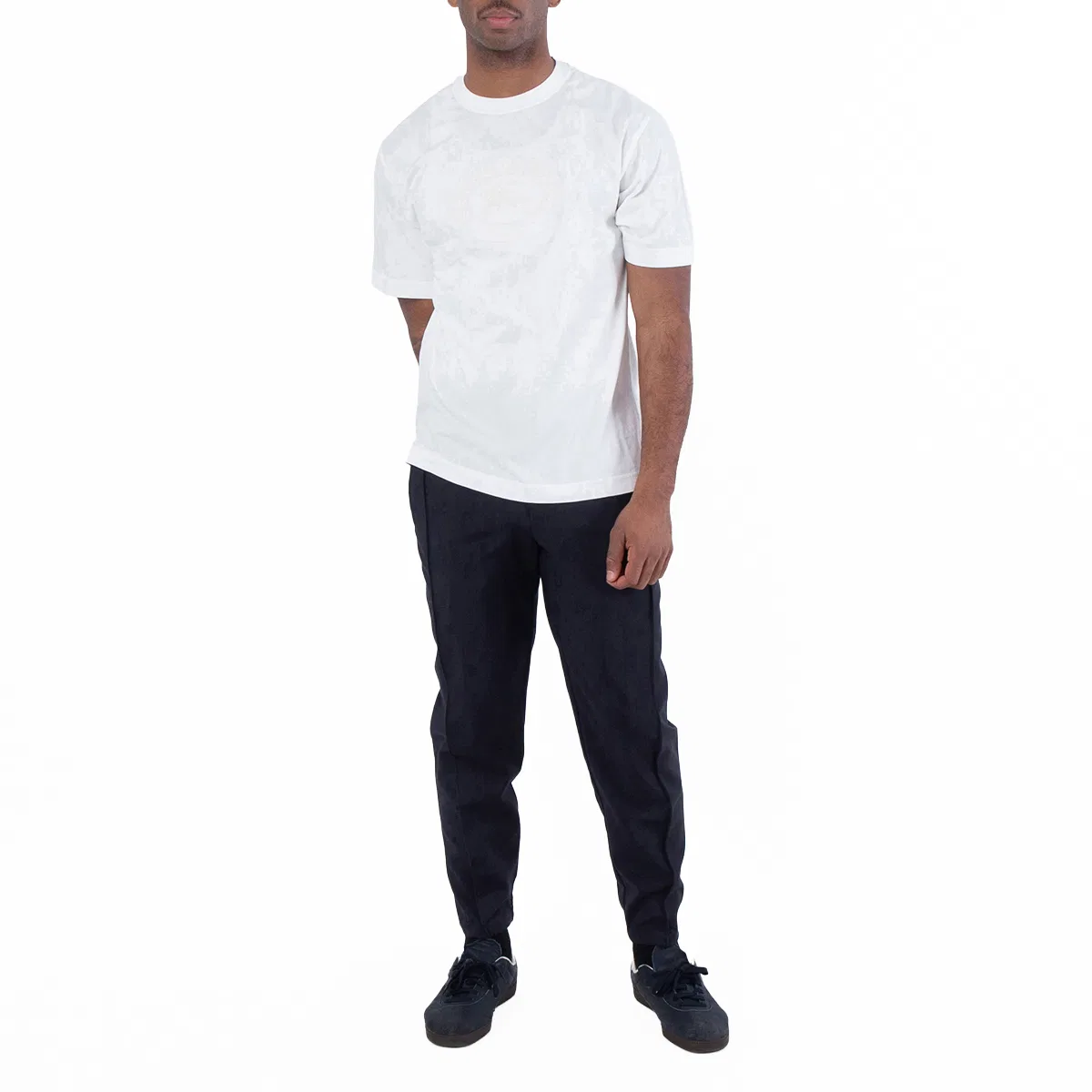 Футболка хлопковая EKD Cotton T-shirt Burberry, Chalk — фото 4