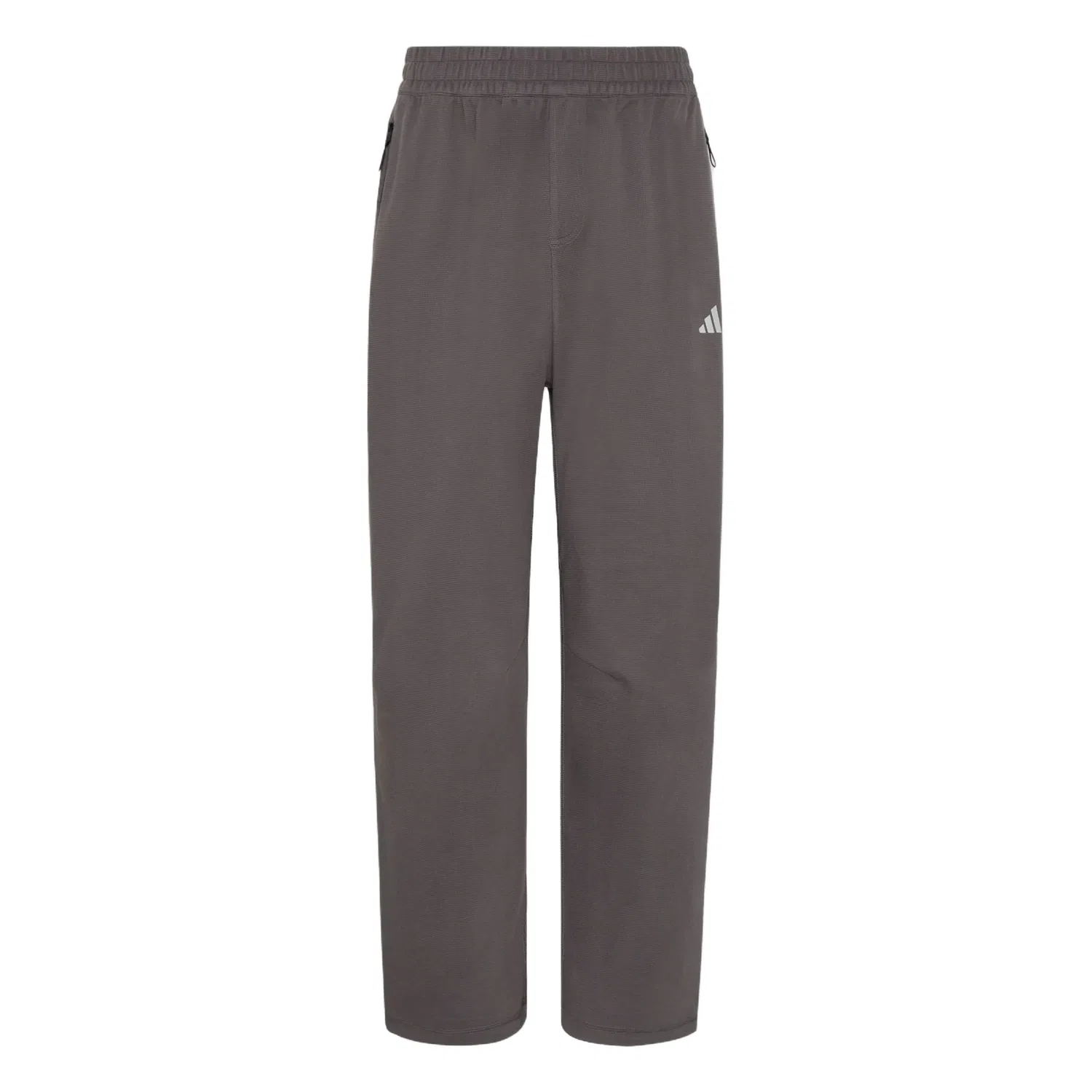Мужские трикотажные спортивные штаны с молнией Adidas, Charcoal Gray