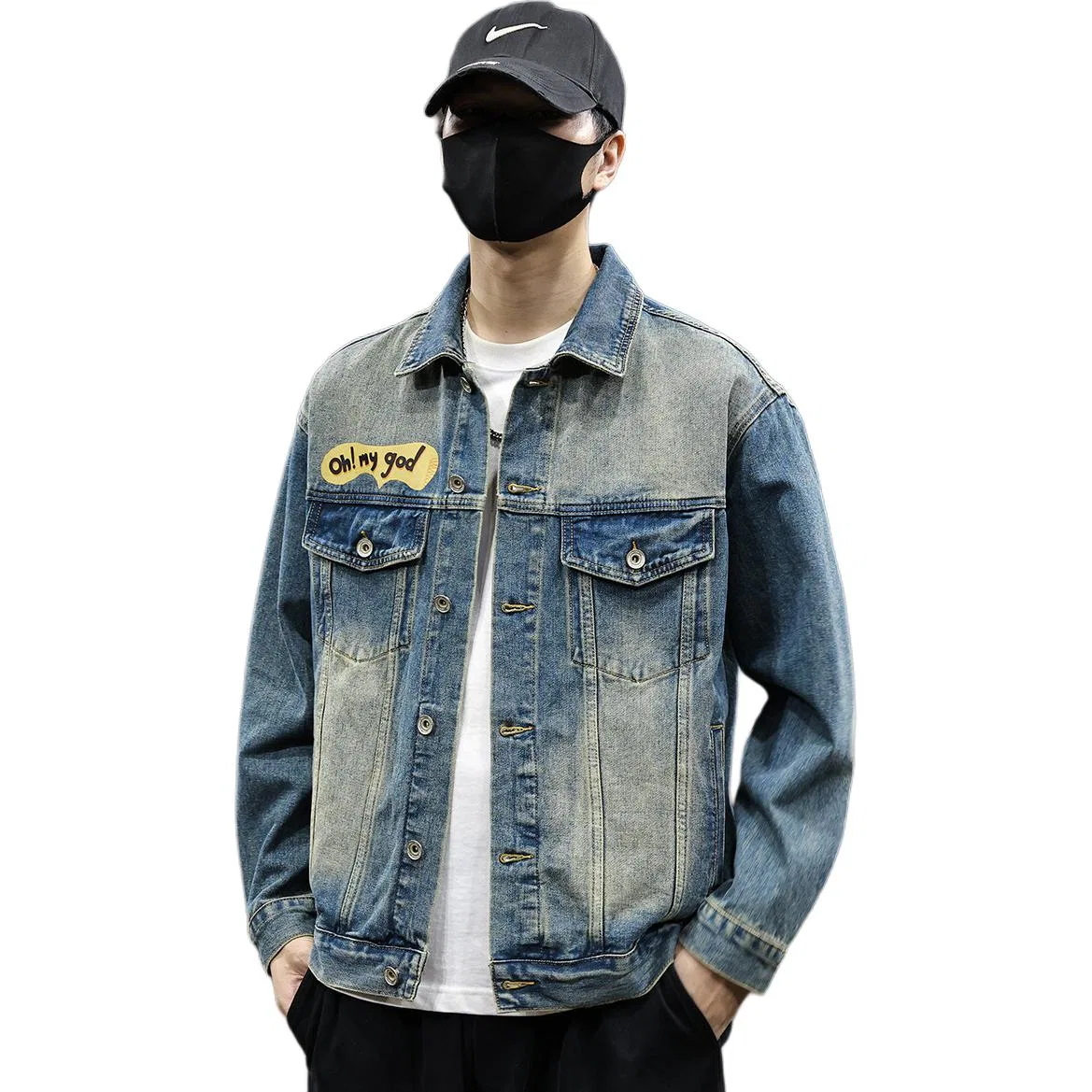 Детская рубашка джинсовая Tonlion, Vintage Blue