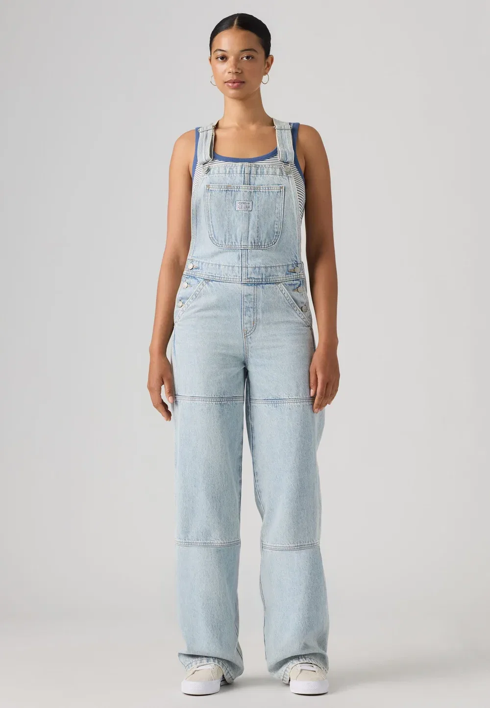 Рабочие джинсовые комбинезоны Levi'S, Abraided Art Stone