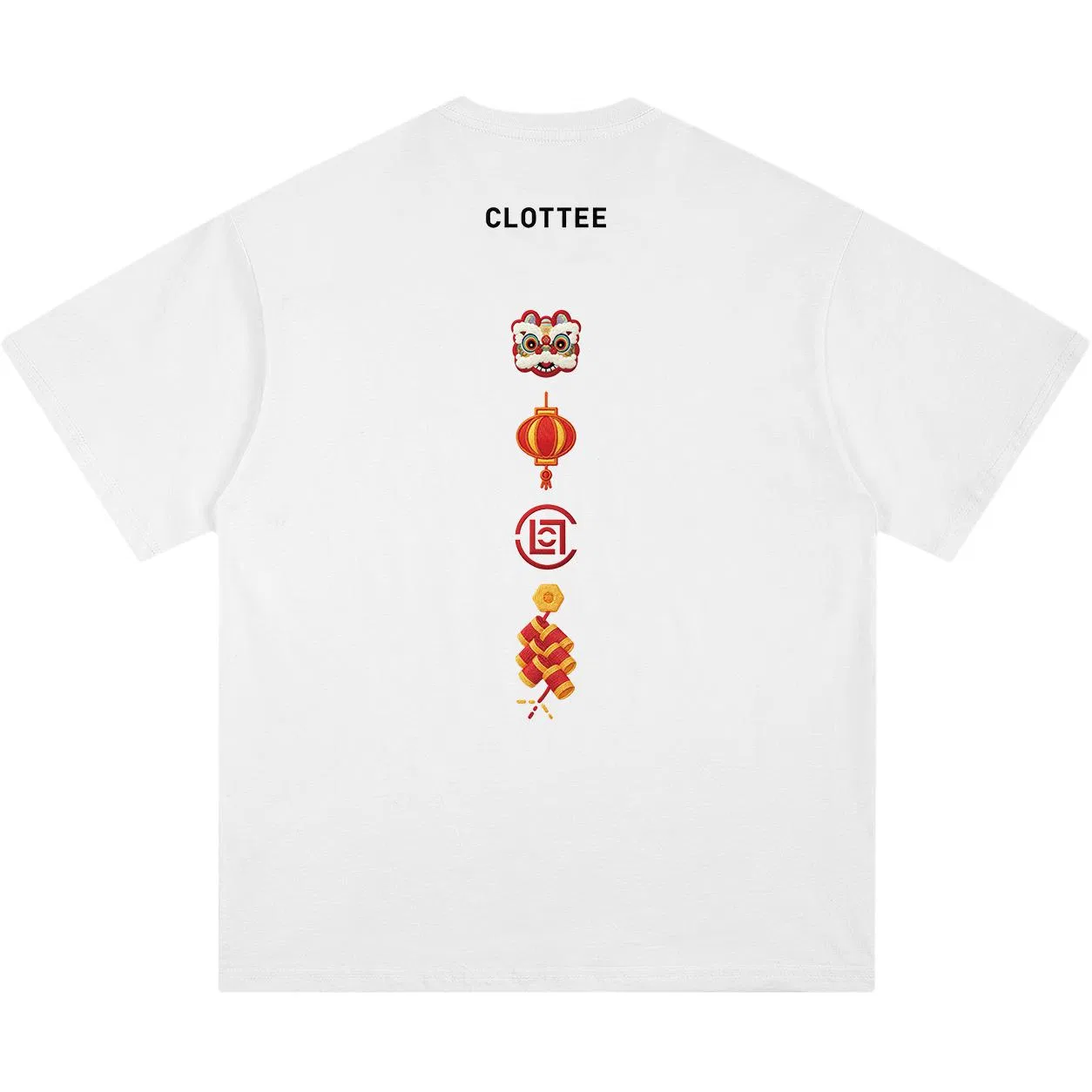 Детская футболка с круглым вырезом Unisex Crew Neck Moderate CLOT, White — фото 4