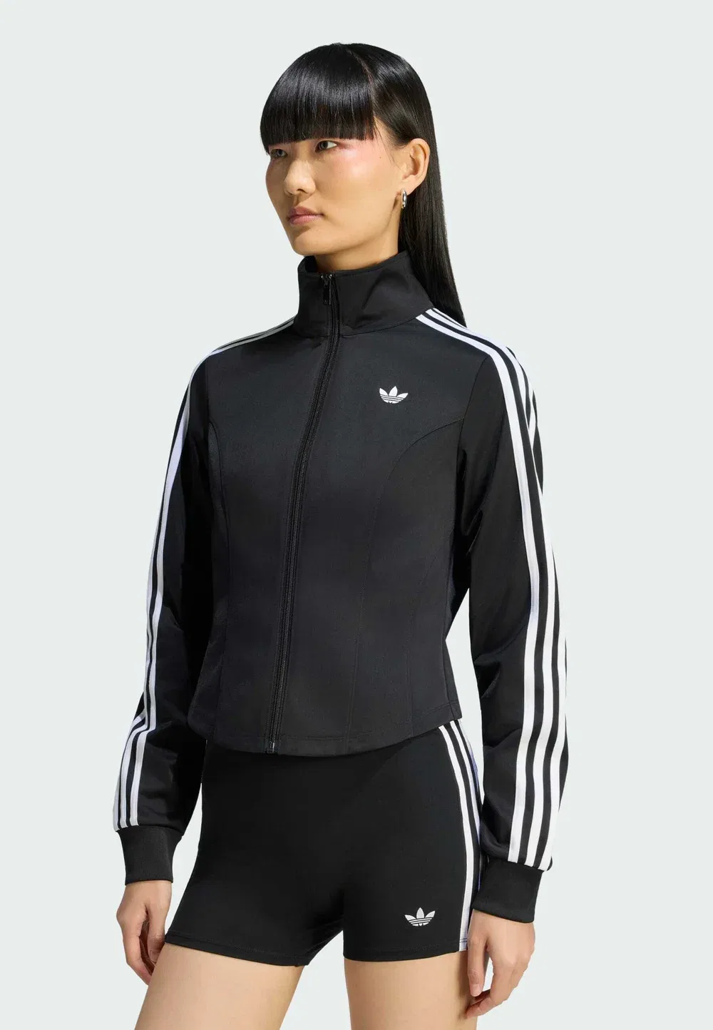 Спортивная куртка-корсет Firebird - тренировочная куртка Adidas Originals, Black