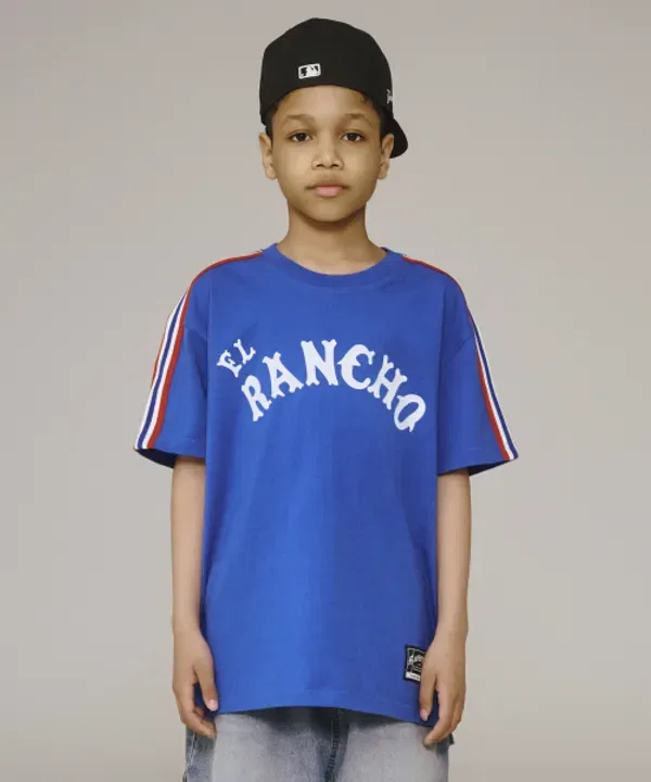 Футболка с круглым вырезом Giant Fit, Takeasy Kids, французский синий — фото 2