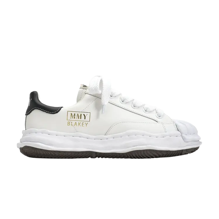 

Кроссовки Maison Mihara Yasuhiro Blakey OG Sole Leather Low 'White', белый