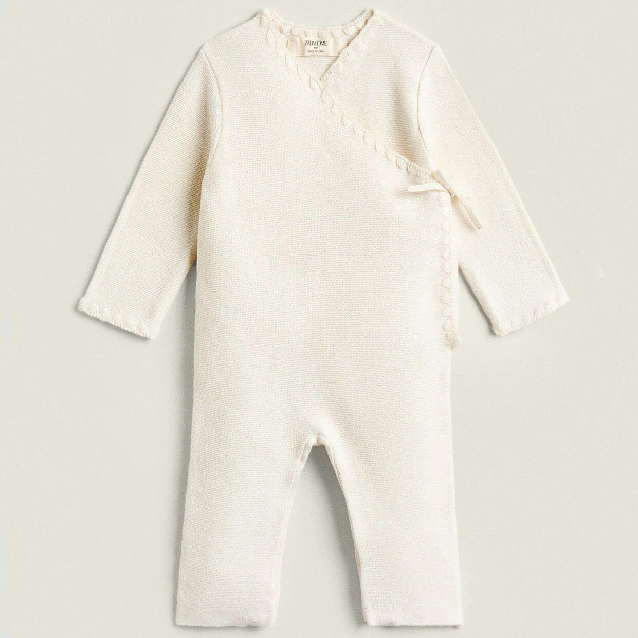 

Детский комбинезон Zara Home Chunky Knit, кремовый