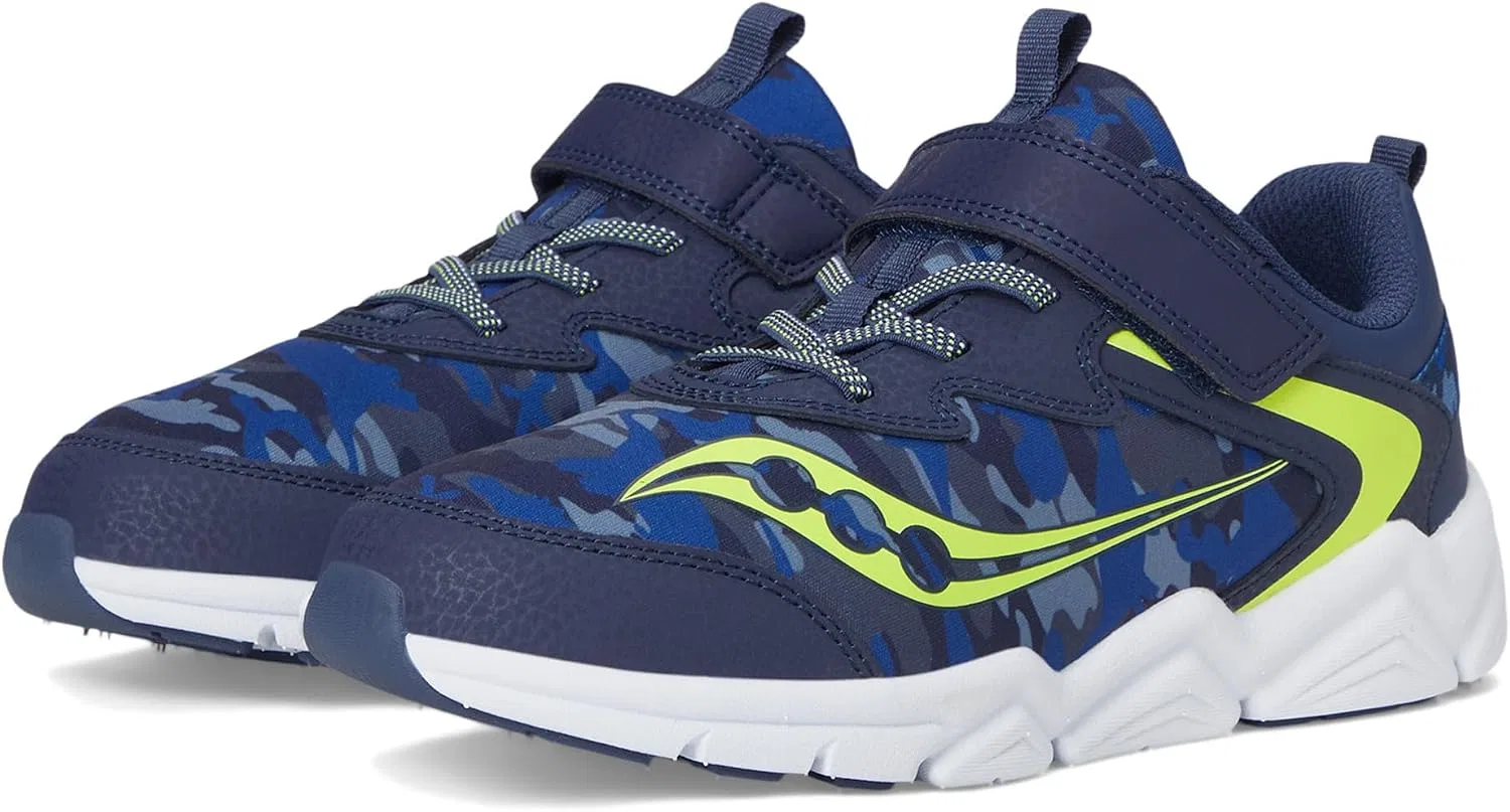 Детские кроссовки для мальчиков Flash Le Saucony, Navy/Lime