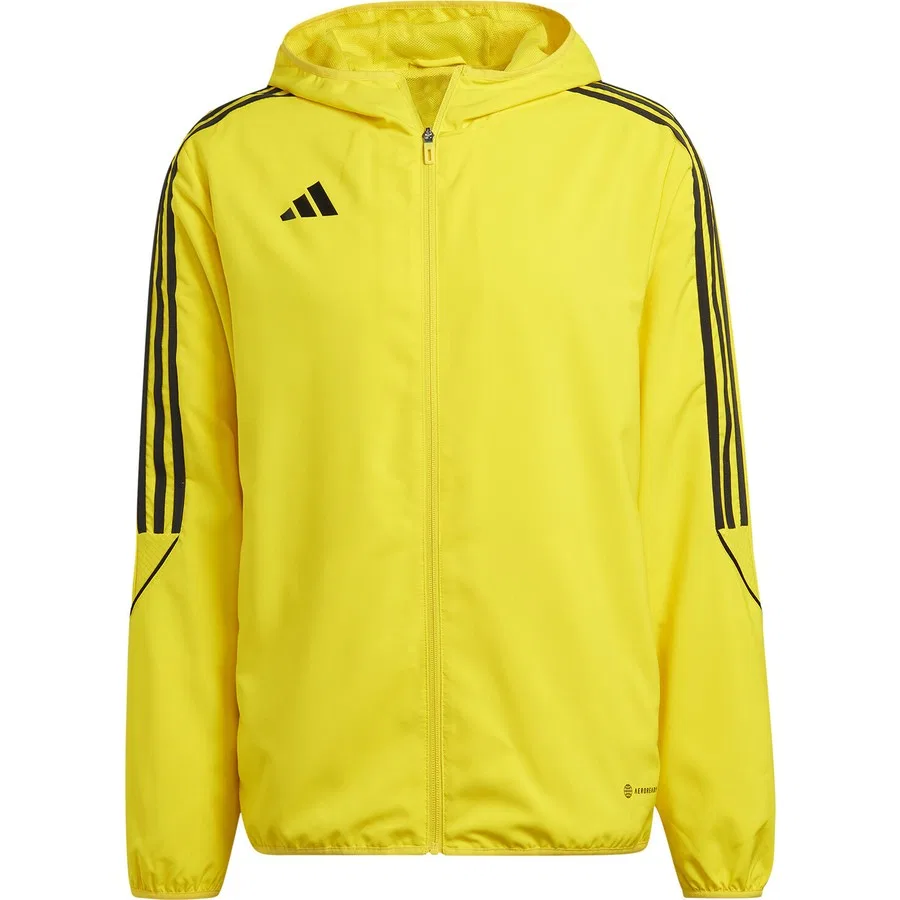 Ветровка мужская с капюшоном adidas Tiro 23 League, Желтый — фото 4
