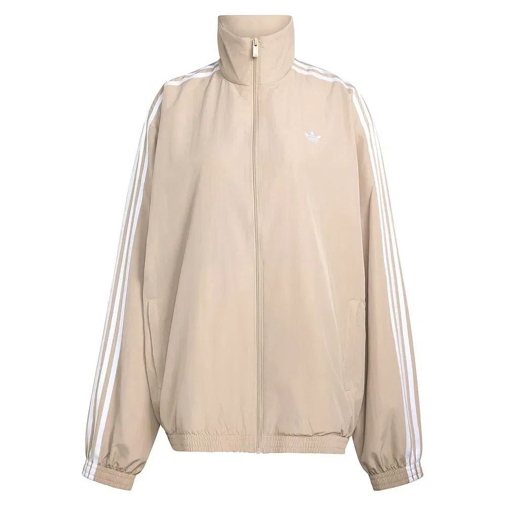 Женский свитшот с полной застежкой-молнией Firebird Adilenium Adidas Originals, Beige — фото 3