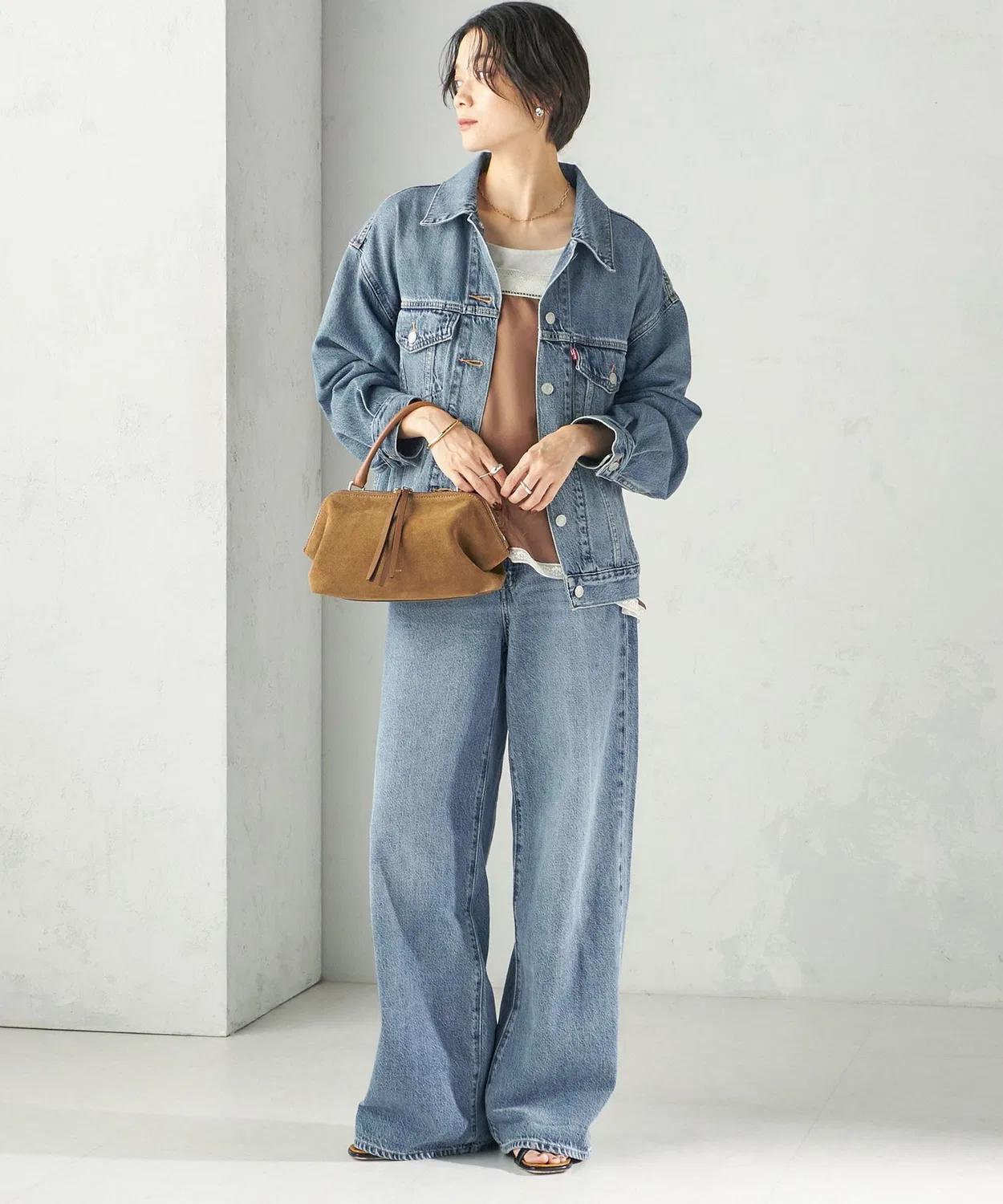 Женские джинсы свободного кроя CINCH WIDE LEG Levi's, Sky Blue — фото 2