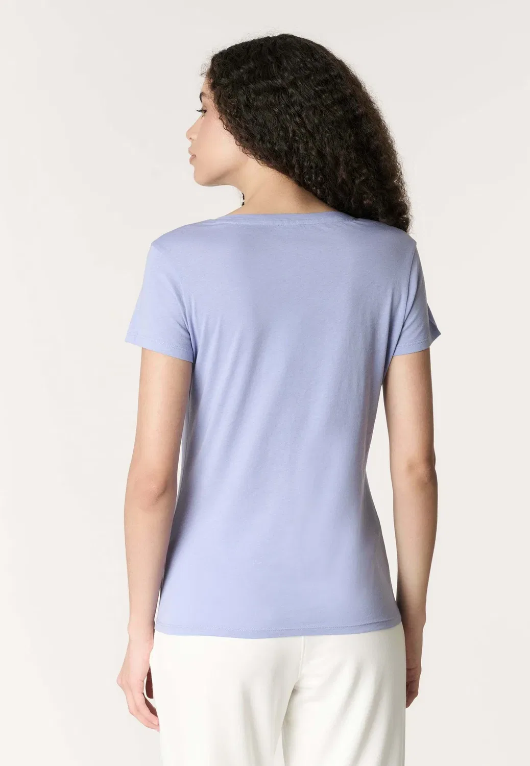Простая футболка U.S. Polo Assn., Azzurro — фото 3
