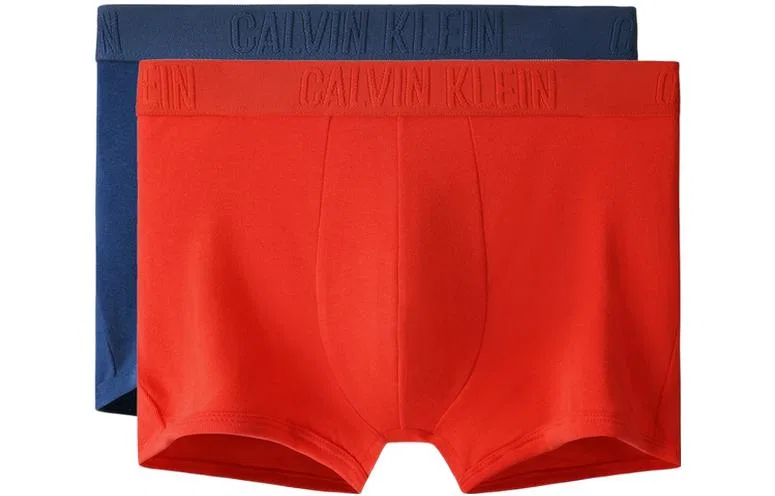 Мужские боксеры-слипы с принтом, комплект из 2 штук, Calvin Klein
