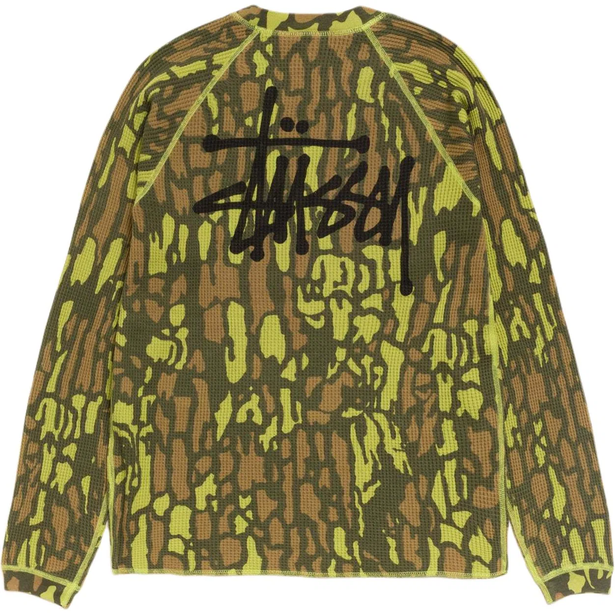 Детская футболка с принтом Stussy Fall 2024, Floral Green/MLX