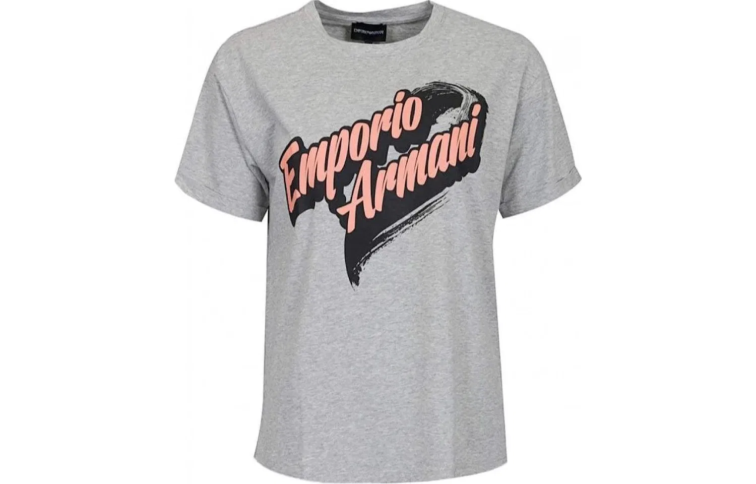 Футболка с коротким рукавом, Regular Sleeve, Emporio Armani, Gray