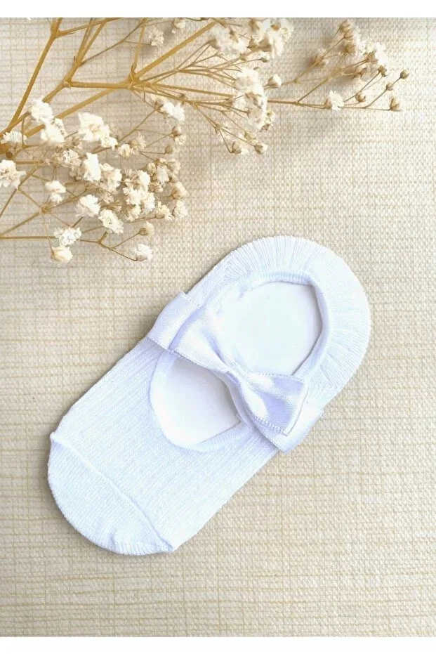 Детские носки для девочек с бантом Babette Socks Masal Trend, White