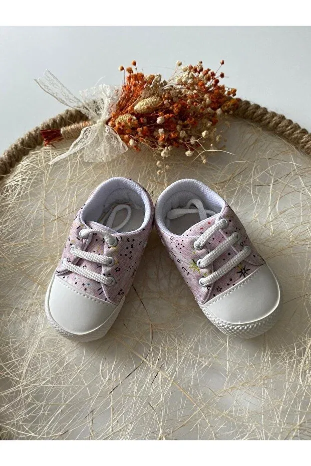 Детские тапочки для девочек с узором Party Star, Pamily Baby, Pink — фото 3