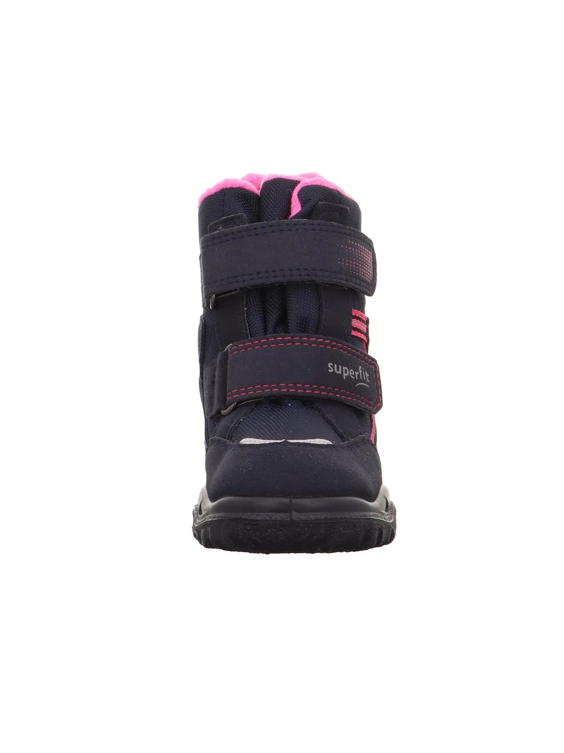 Детские снежные ботинки для девочек водонепроницаемые Husky Warm Gefütterte Gore-tex Superfit, Blue Pink 8020 — фото 2