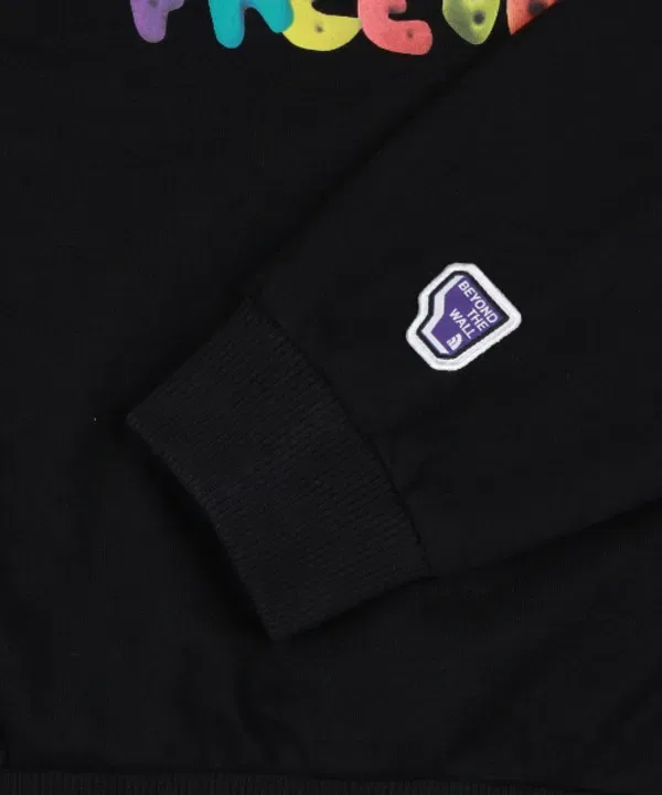 Свитшот детский Color Pass, The North Face Kids, черный — фото 3