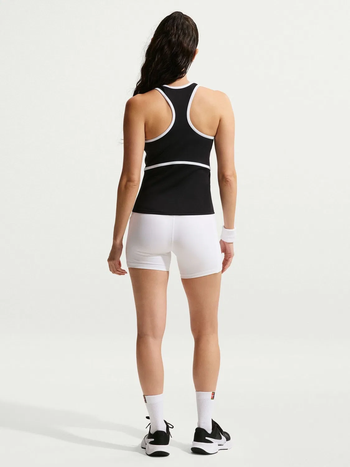 Топ теннисный Nike Advantage Dri-FIT, черный — фото 2