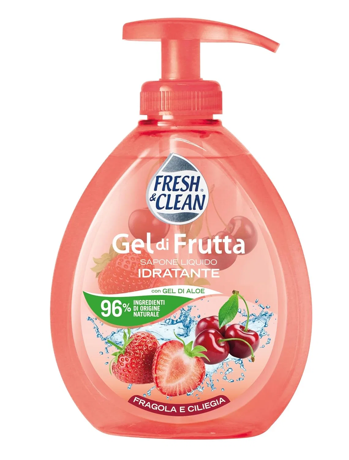 Гель для рук Strawberry FRESH & CLEAN 300 мл