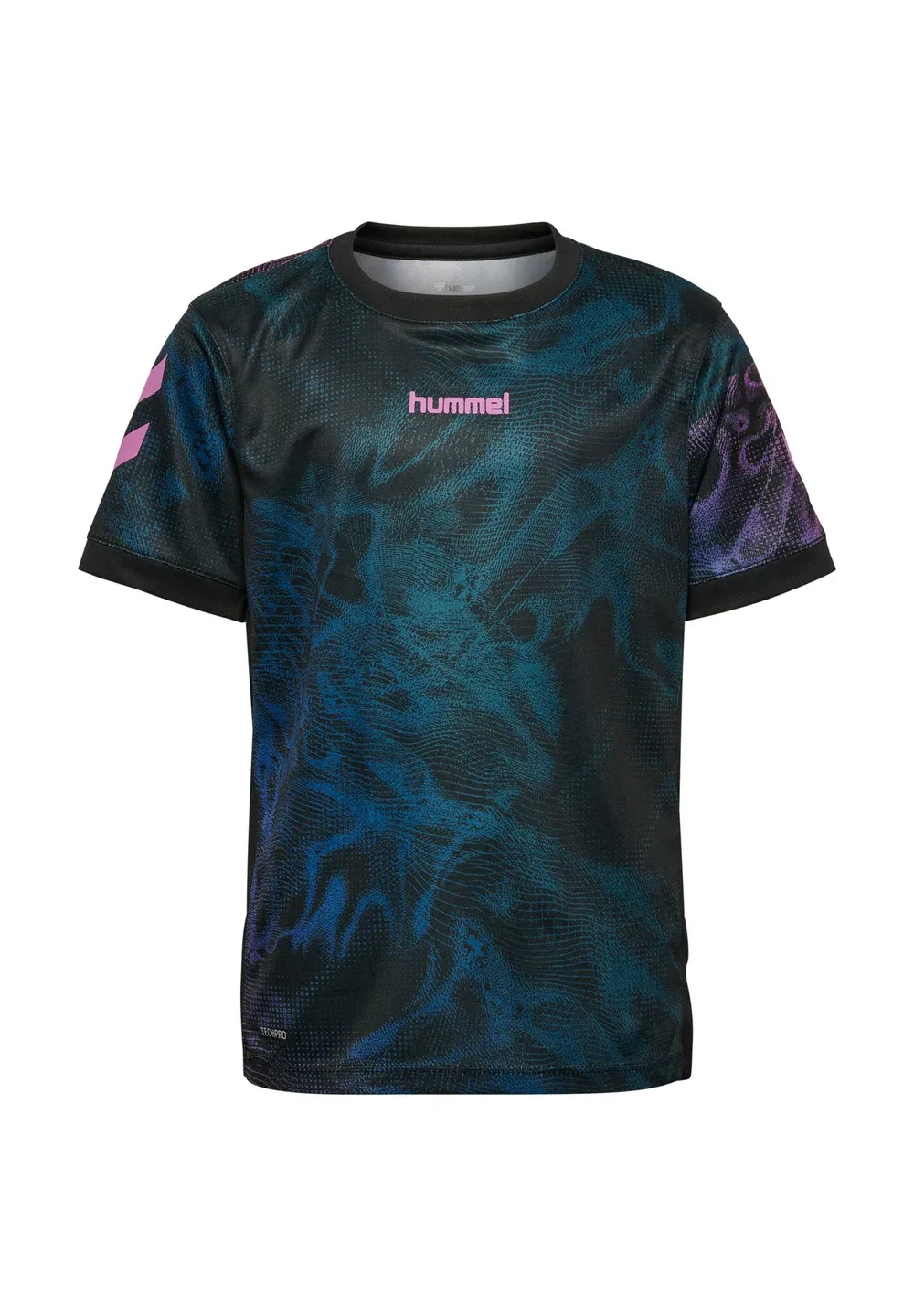 Детский спортивный костюм Hmlblaze club 26 с графическим принтом, унисекс Hummel, Black Pink — фото 2