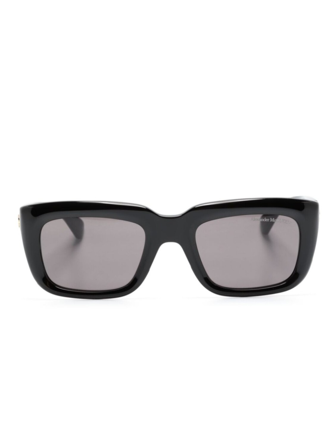 

Солнцезащитные очки Floating Skull в квадратной оправе Alexander McQueen Eyewear, черный