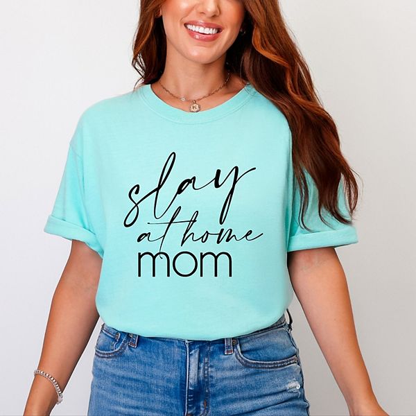 

Футболка Slay at home mom Simply Sage Market, Chalky Mint, Зеленый, Футболка Slay at home mom Simply Sage Market, Chalky Mint