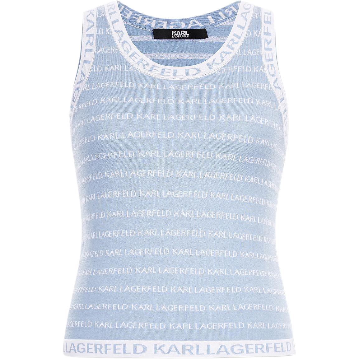 

KARL LAGERFELD / Karl Lagerfeld Jeans Футболка-майка KARL LAGERFELD SS25 женская light blue
