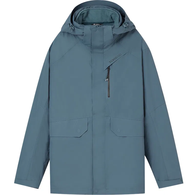 Детская ветровка с флисовой подкладкой 3-в-1 TOREAD, Iron Blue Gray