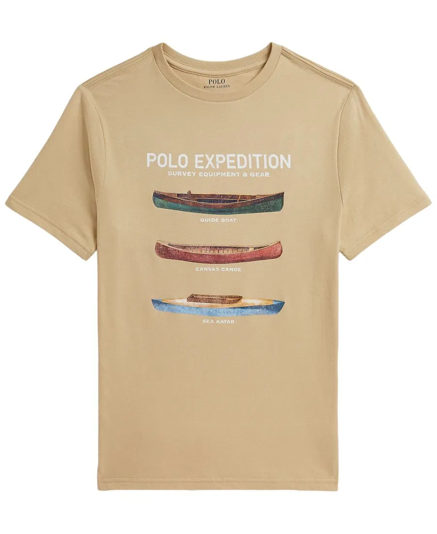 Футболка с коротким рукавом Polo Expedition Polo Ralph Lauren, Tallow Cream
