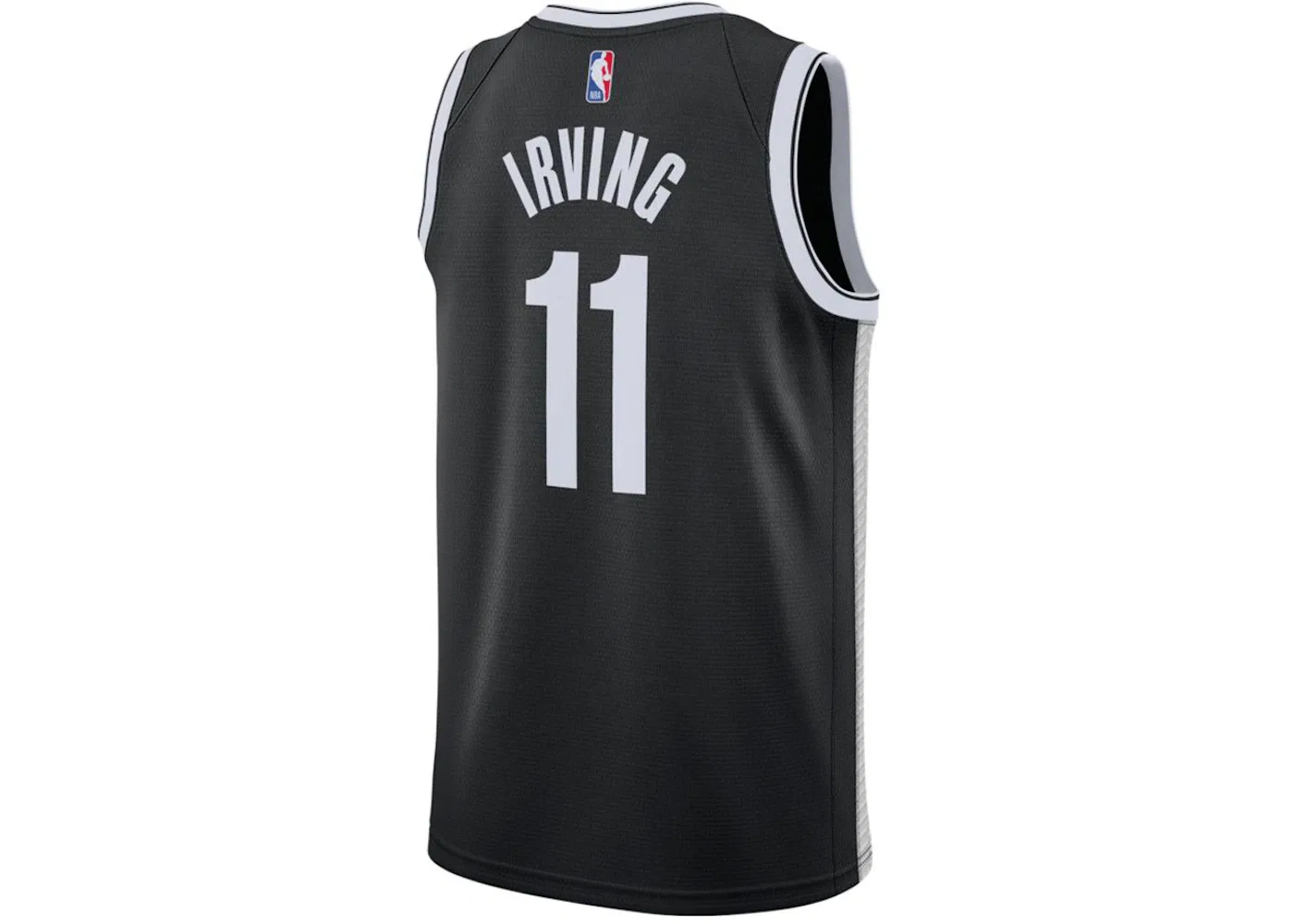 Мужская джерси с длинным рукавом Nike NBA Brooklyn Nets Kyrie Irving Icon Edition Swingman Jersey, Black — фото 2