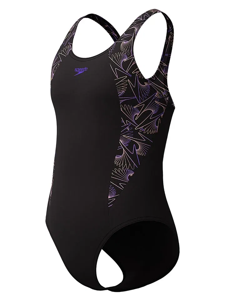 Купальник без рукавов HyperBoom Splice Muscleback Speedo, черный