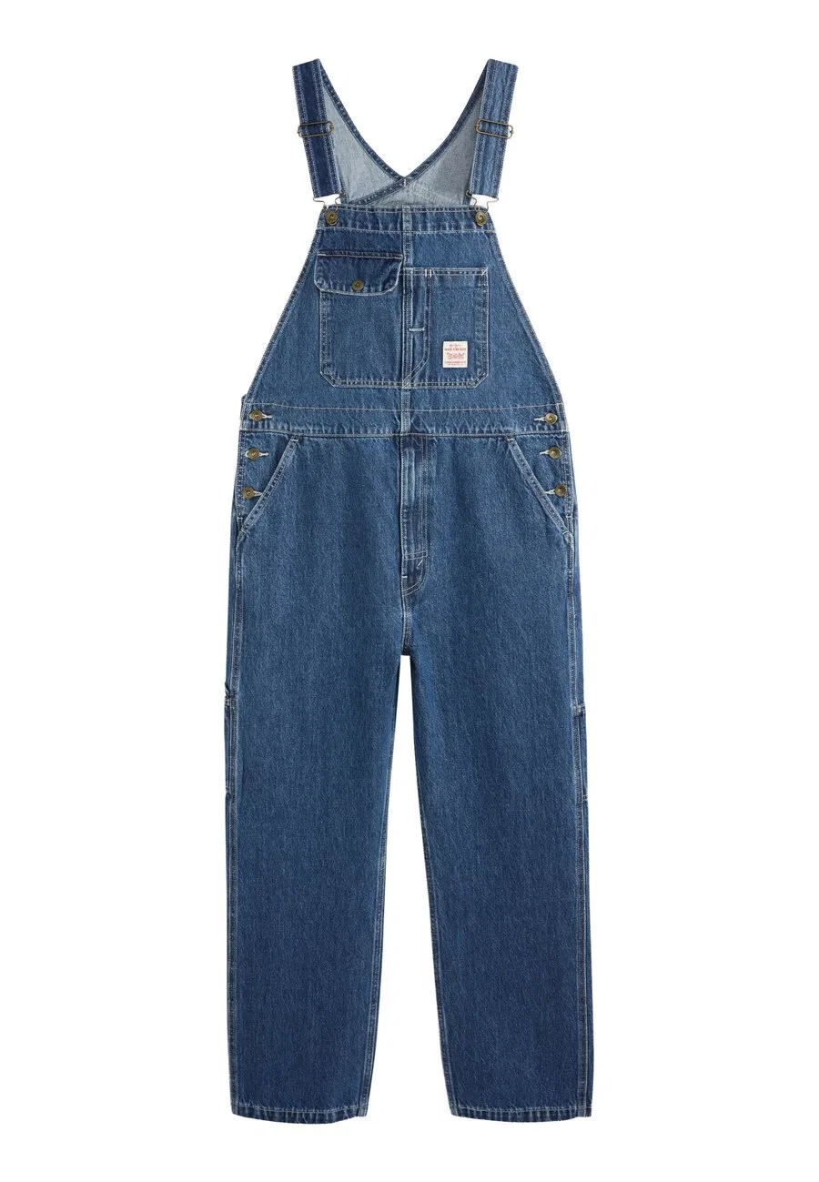 Джинсовый комбинезон LEVI'S свободного кроя «LOOSE OVERALLS» синего цвета