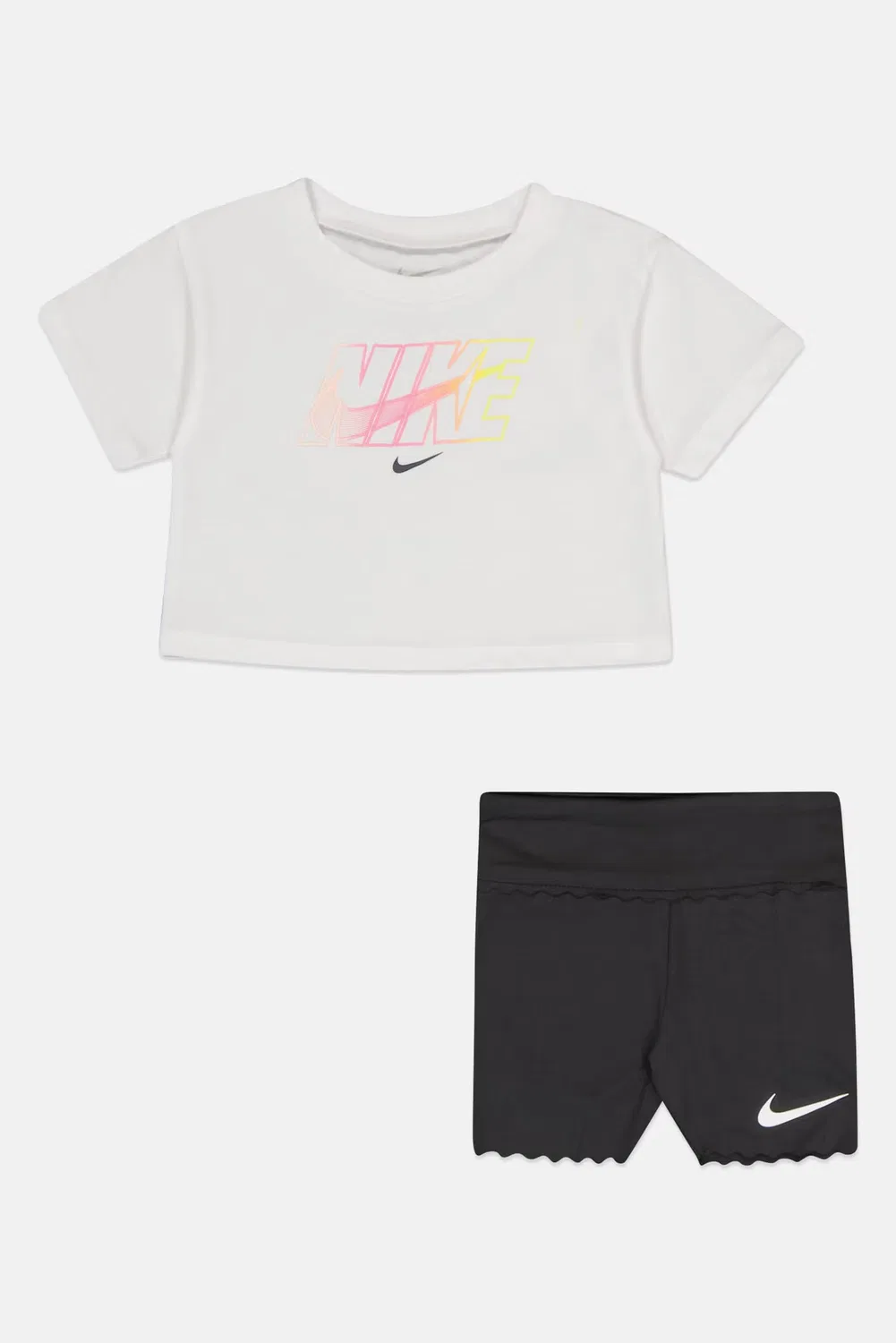 Комплект с коротким рукавом и логотипом, Nike, разноцветный — фото 2