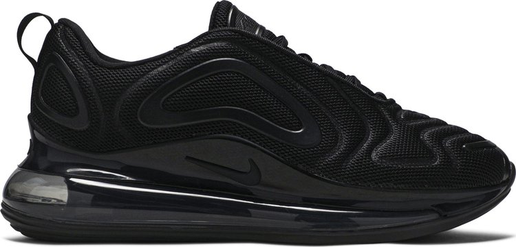 Кроссовки Nike Air Max 720 GS 'Triple Black', черный - фото