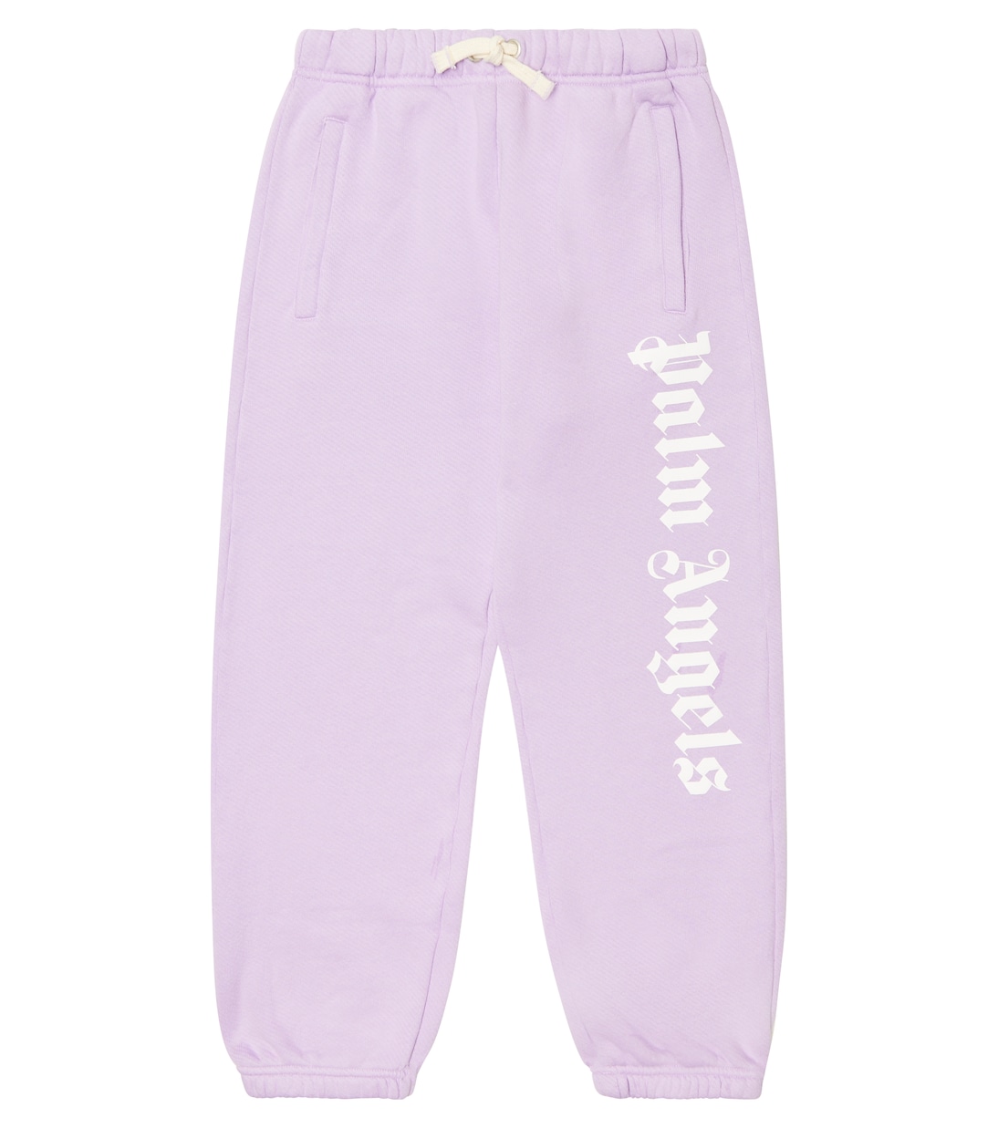 

Спортивные брюки из хлопкового джерси с логотипом Palm Angels Kids, Lilac White