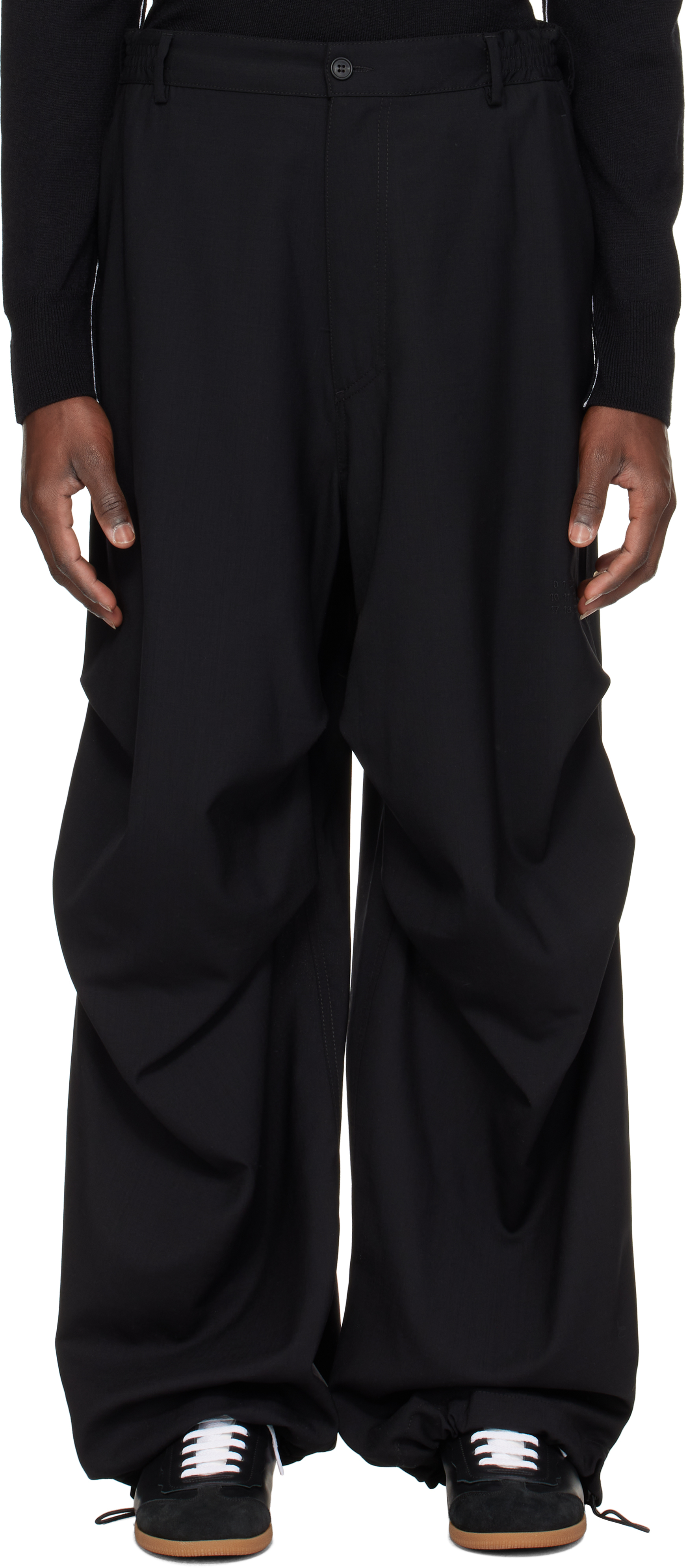 

Брюки с драпировкой MM6 Maison Margiela