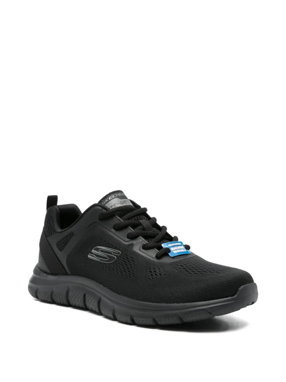 Отслеживайте более широкие кроссовки Skechers, черный — фото 2
