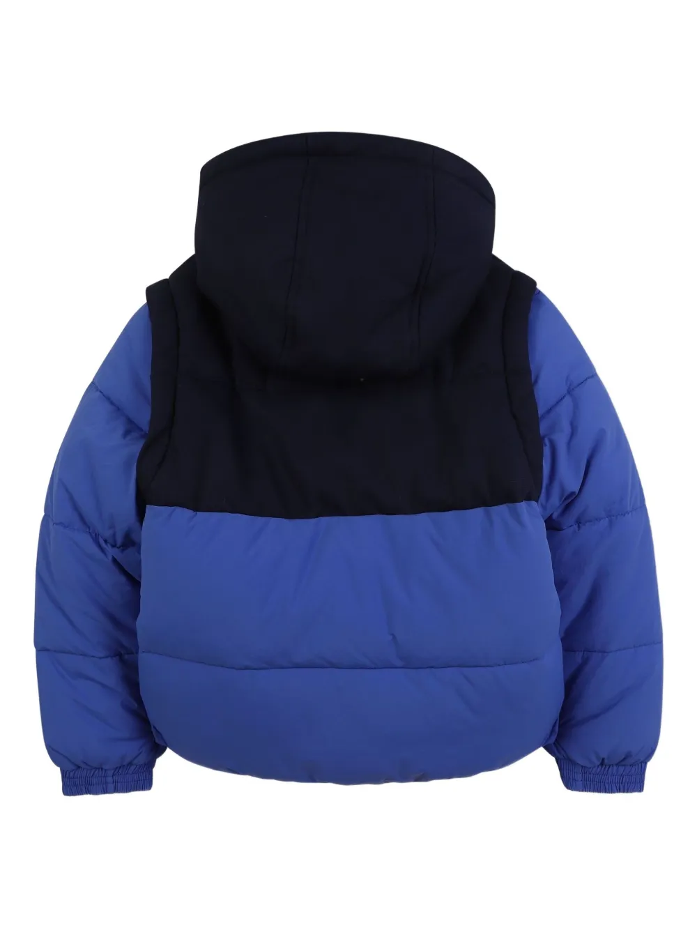 Стеганая куртка со съемными рукавами Timberland Kids, черный — фото 3
