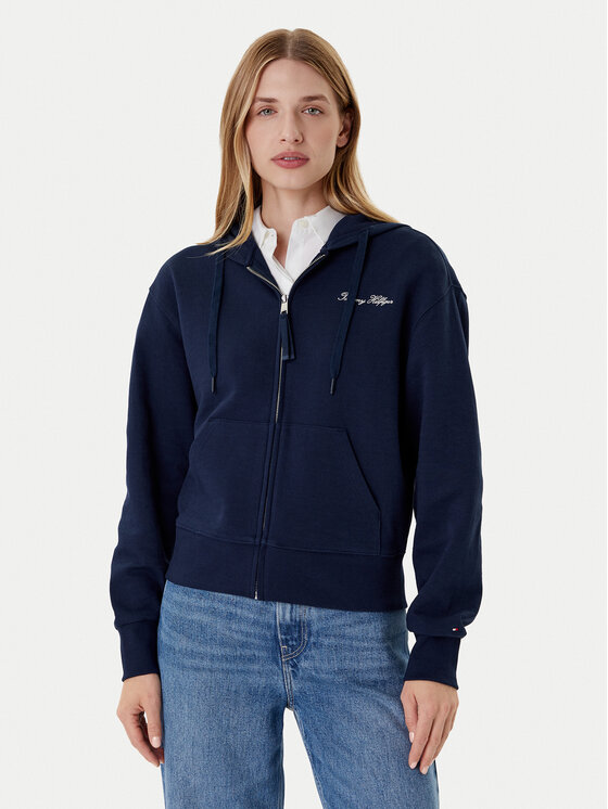 

Свитшот regular fit Script WW0WW45742 Tommy Hilfiger, синий