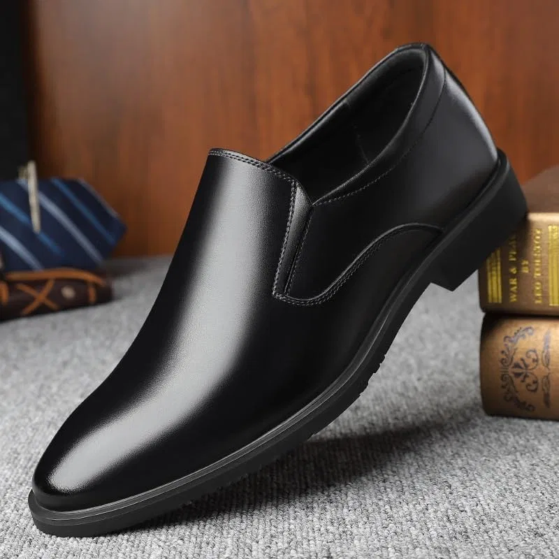 Лоферы мужские классические, Slip-On, резиновая подошва, дышащая подкладка, цвет D YWMLFZ — фото 3