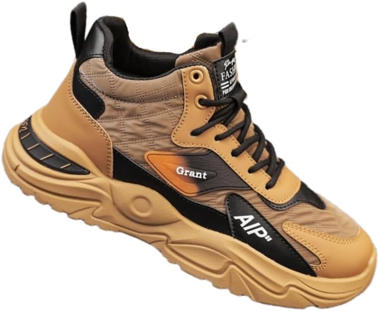 

Мужские кроссовки с массивной подошвой - прочный, стильный дизайн для комфорта в течение всего дня и городских прогулок Hoalox, черный