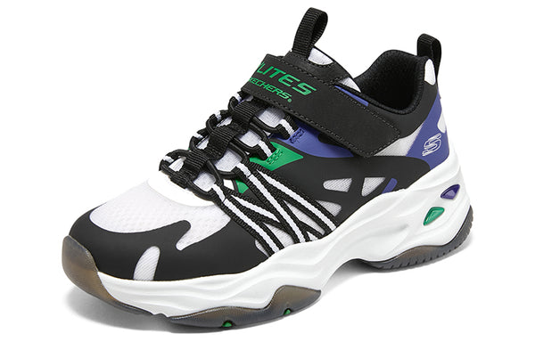 Кроссовки dlites 'black blue white' Skechers, черный — фото 3