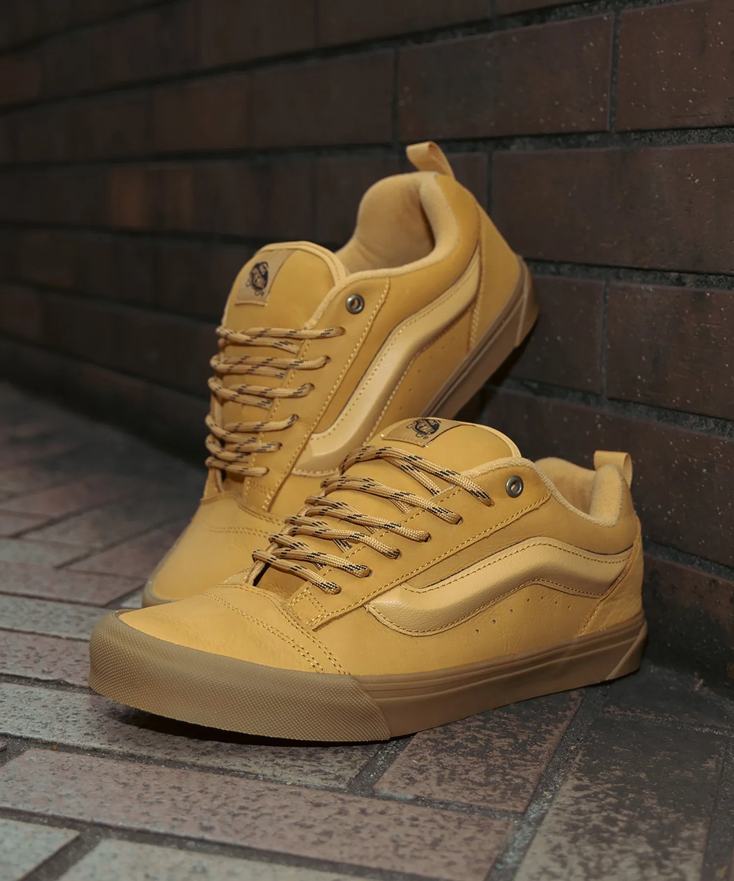 Унисекс кроссовки кожаные Vans Old Skool Wheat