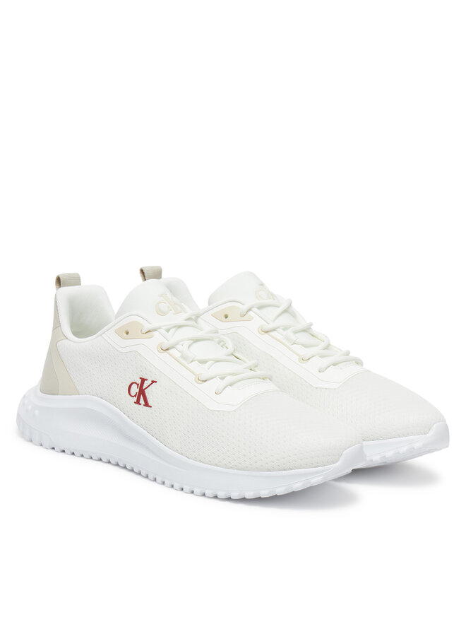 Кроссовки Eva Runner Mix Mesh YM0YM01285 Calvin Klein Jeans, белый — фото 2