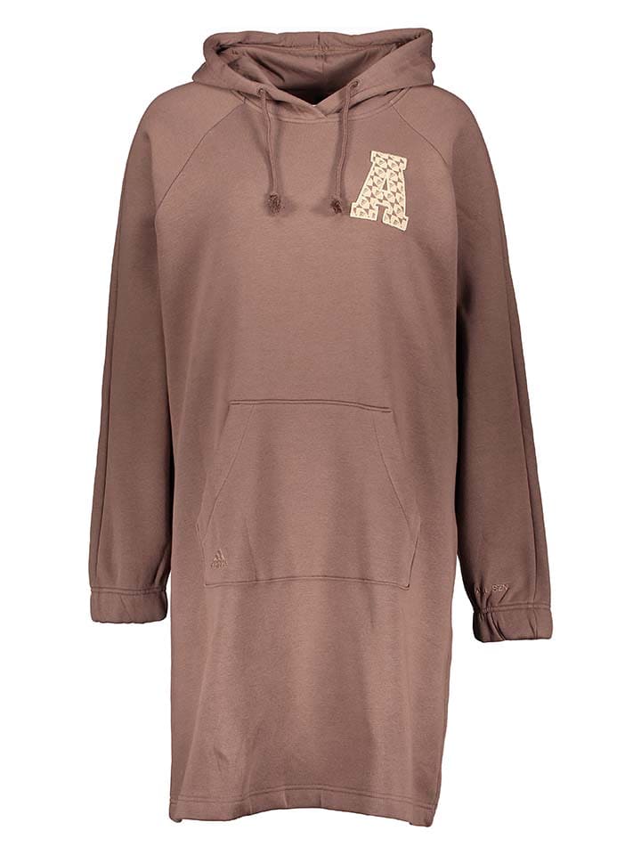 

Платье до колена adidas Sweatkleid, коричневый