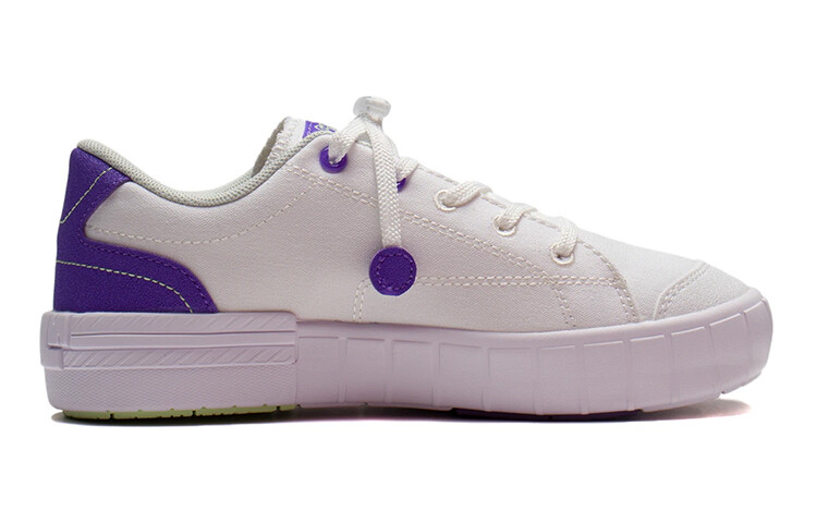 Disney X Disney Toy Story Collection Детские кроссовки для скейтбординга GS Low-top Standard Белый/Лотос Фиолетовый Lining Young — фото 2